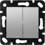 Panasonic Viko Panasonic Thea Blu Komütatör Vavian Metalik Beyaz Çerçevesiz WBTR00115MW-TR