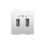 Panasonic Viko Panasonic Thea Modüler Opak Beyaz USB Şarj Prizi Alt+Kapak 2m 5V-2A - WVTT22314WH-TR