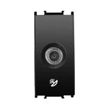 Panasonic Viko Panasonic Thea Modüler Siyah Uydu Prizi F Konnektörlü Sonlu Alt+Kapak 1m - WVTT14584BL-TR