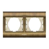 Panasonic WBTF08025AQ-TR Thea Blu Antique+Dore 2'li Çerçeve