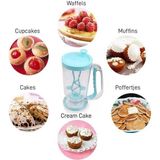 Pancake Machine Mikser Krep Makinesi Hamur Dağıtıcı Mekanizmalı - 001-Renkli