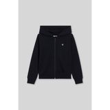 Panço Calvin Klein Unisex Çocuk Siyah Fermuarlı Sweatshirt - 10 Yaş