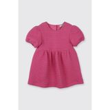 Panço Dress Standart Elbise Kız Çocuk Kapitone Elbise Fuşya
