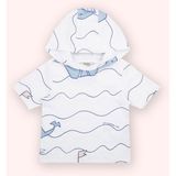 Panço Erkek Bebek Baskılı Beyaz Tişört - 6 - 12 Ay