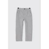 Panço Erkek Bebek Düğmeli Örme Gri Pantolon 0-6 Ay (56-62 cm)