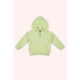 Panço Erkek Bebek Kapüşonlu Yeşil Sweatshirt