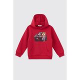 Panço Erkek Bebek Kırmızı Sweatshirt - 7 Yaş