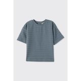 Panço Erkek Bebek Kısa Kollu Indigo Tişört - Lacivert - 5 Yaş