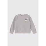 Panço Erkek Bebek Yakası Düğmeli Gri-Melanj Sweatshirt