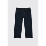 Panço Erkek Çocuk Beli Ayarlı Lastikli Lacivert Pantolon - 8 Yaş