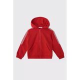 Panço Erkek Çocuk Fermuarlı Kırmızı Sweatshirt