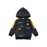 Panço Erkek Çocuk Kapüşonlu Fermuarlı Sweatshirt Lacivert