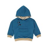 Panço Erkek Çocuk Kapüşonlu Sweatshirt Petrol