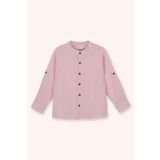 Panço Erkek Çocuk Uzun Kollu Müslin Pembe Gömlek