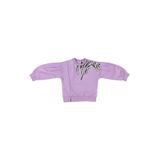 Panço Kız Bebek Baskı Detaylı Mor Sweatshirt