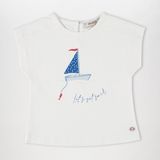 Panço Kız Bebek Baskı Detaylı T-Shirt - 0 - 6 Ay - Bej
