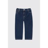 Panço Kız Bebek Beli Lastikli Cepli Lacivert Pantolon - 3 Yaş