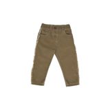 Panço Kız Bebek Beli Lastikli Kot Camel Pantolon