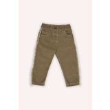 Panço Kız Bebek Beli Lastikli Kot Camel Pantolon