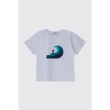 Panço Kız Bebek Beyaz Tişört - 6 Yaş
