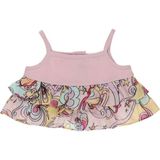 Panço Kız Bebek Fırfırı Desenli Atlet - 0 - 6 Ay - Pembe
