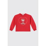 Panço Kız Bebek Kırmızı Sweatshirt