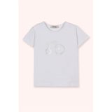 Panço Kız Bebek Kısa Kollu Beyaz Tişört 0-6 Ay (56-62 cm)