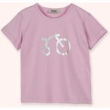 Panço Kız Bebek Kısa Kollu Pembe Tişört - 12 - 18 Ay
