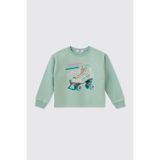 Panço Kız Bebek Mint Sweatshirt
