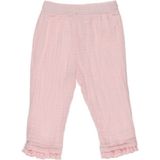 Panço Kız Bebek Paçası Fırfır Detaylı Pantolon - Bej - 3 Yaş