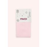 Panço Kız Bebek Pamuklu Pembe Külotlu Çorap - 0 - 6 Ay
