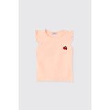 Panço Kız Bebek Pudra Tişört - Pembe - 7 Yaş