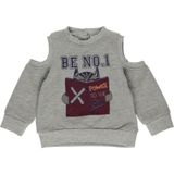 Panço Kız Bebek Sweatshirt 2221GB08065 - 0 - 6 Ay - Gri