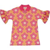 Panço Kız Çocuk Çiçek Desenli Elbise - 8 Yaş - Pembe