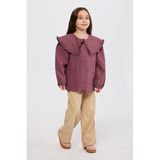 Panço Kız Çocuk Gül Gömlek 10 Yaş (140 cm)