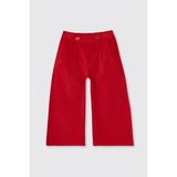 Panço Kız Çocuk Kadife Kırmızı Pantolon - 4 Yaş