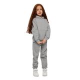 Panço Kız Çocuk Kapüşonlu Gri Sweatshirt 8 Yaş (128 cm)