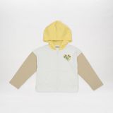 Panço Kız Çocuk Kapüşonlu Sweatshirt Beyaz