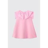 Panço Kız Çocuk Pembe Elbise - 6 Yaş