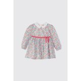 Panço Liberty Kumaş Kız Çocuk Elbise - Beyaz - 4 Yaş