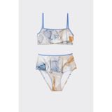 Panço Moeva Kız Çocuk Mavi Bikini