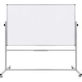 Panda 120 x 200 Cm - 360° Dönerli Ayaklı Çift Taraflı Tekerlekli Mobil Yazı Tahtası - Pan303