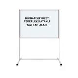 Panda 120x140 Cm Mıknatıslı Yüzey Sabit Ayaklı Tekerlekli Yazı Tahtası Pano Beyaz