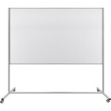 Panda 120X200 cm Sabit Tek Taraflı Ayaklı Yazı Tahtası TEKERLEKLİ-PAN243 - 1BW-Beyaz - 1 Adet