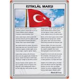 Panda 35 x 50 cm Istiklal Marşı Portre Tablo Alüminyum Çerçeve 412 - Gri - 1 Adet