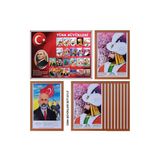 Panda 35X50 Cm 23 Lü Atatürk Köşesi Mdf Çerçeveli Türk Büyükleri Tablo