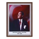 Panda 35X50 CM ATATÜRK PORTRESİ TABLO (mdf Çerçeve) PANO-PAN425