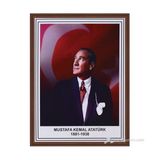 Panda 408 50X70 Atatürk Portesi (Mdf Çerçeve)