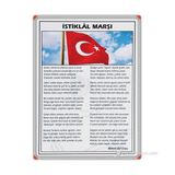 Panda 412 35X50 İstiklal Marşı (Alüminyum Çerçeve)