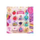 Panda 58 mm Okul Temalı Rozet Seti | Öğretmen & Öğrenci Çanta ve Yaka Rozeti | Sevimli Kawaii Tasarım | 9 Farklı Model